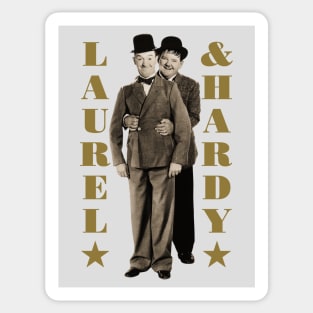 Laurel & Hardy Sticker